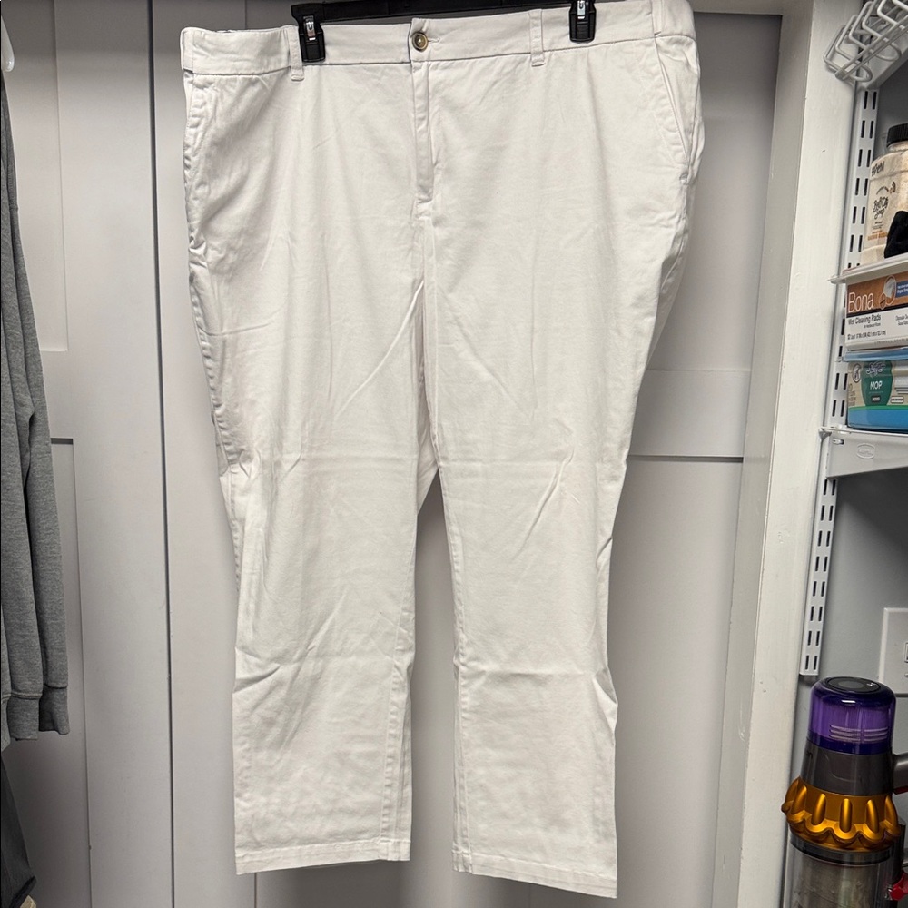 Woman Within White Casual Pants